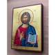 Писаная греческая Икона Пантократора Иисуса Христа 19×26 см - изображение 4