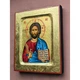 Писаная греческая икона Иисуса Христа Спасителя 13,5×16,5 см - изображение 3