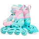 Детские ролики 3в1 Raven Etta Mint/Pink LED размер 34-37 (nkx462) - изображение 4