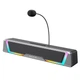 Ігрова колонка SOUNDBAR HAVIT SK221 6W USB+BT RGB Black+Gray HAVIT (29407-000) - изображение 1