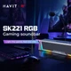 Ігрова колонка SOUNDBAR HAVIT SK221 6W USB+BT RGB Black+Gray HAVIT (29407-000) - изображение 2