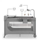Детский манеж Kinderkraft с пеленатором Leody Up Grey (5902533930135) Kinderkraft 5902533930135 1058977 - изображение 2