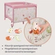 Детский манеж Lionelo MILLE PLUS PINK (LO-MILLE PLUS PINK) Lionelo LO-MILLE PLUS PINK 1061295 - изображение 6