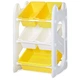 Дитячий стелаж Mealux Coral Mini Yellow (KD-E021 Yellow) Mealux KD-E021 Yellow 1061715 - зображення 1
