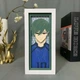Многослойный Ночник лампа аниме Синяя тюрьма Blue Lock светильник вертикальный Rin Itoshi Блю Лок Рин Итоши RGB - изображение 14