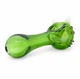 Скляна люлька N73 Cat pattern green 100мм - изображение 4