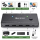 KCEVE KVM переключатель между ПК и ноутбуком с питанием через USB 4k@60Hz USB/DisplayPort - изображение 5
