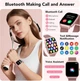 Смарт-годинник P125 для жінок 1.85" HD Bluetooth дзвінки IP68 Rose Gold - зображення 3