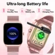 Смарт-годинник P125 для жінок 1.85" HD Bluetooth дзвінки IP68 Rose Gold - зображення 8
