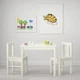Дитячий стільчик, білий IKEA KRITTER 401.536.99 - зображення 2