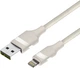 Кабель Make USB to Lightning 2.4A 1 м Braid Beige (MCB-LB1BG) - изображение 4