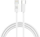 Кабель Make Type-C to Lightning 30W 1 м Nylon White (MCB-LN1WH) - изображение 1