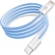 Кабель Make Type-C to Lightning 30W 1 м Nylon Blue (MCB-LN1BL) - изображение 2