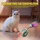 Интерактивная игрушка для котов с лазером и автокаткой Interactive Pet Ball, USB, с датчиками движения - изображение 3