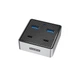 Хаб SIPOLAR USB 3.2 Gen 2 на 4 порти з Type-C, 10 Гбіт/с, 1 м - зображення 4