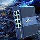 Промышленный коммутатор Huigu HG800-FE308 8-портовый 100 Мбит/с на DIN-рейку, для видеонаблюдения - изображение 7