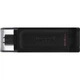 Флеш-накопитель Kingston DT70 64 ГБ USB 3.2 Gen1 Type-C большой емкости для телефонов, черный, совместим с Android и Apple, универсальный USB-накопитель для автомобиля и компьютера. - изображение 2