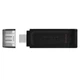 Флеш-накопитель Kingston DT70 64 ГБ USB 3.2 Gen1 Type-C большой емкости для телефонов, черный, совместим с Android и Apple, универсальный USB-накопитель для автомобиля и компьютера. - изображение 6