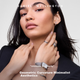Кольцо Daniel Wellington DW для женщин, парное кольцо Aura Moonlight, серебро, размер 52, подарок на день рождения для девушки, DW1538 - изображение 4