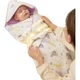 Пеленка-одеяло Babycare для новорожденных, осенне-зимняя, с регулируемой температурой, для родильного отделения, детская, Moria, светло-серо-фиолетовая, 90*90 см. - изображение 2
