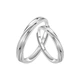 Серебряное кольцо MANHE S925, парные кольца, пара обручальных колец с бриллиантами, открытый конец, для женщин и мужчин, кольцо с заостренным концом, подарок на День святого Валентина. - изображение 4