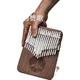 Luru Thumb Piano Kalimba, 34-клавішне двошарове пальчикове піаніно з натурального дерева, чорний горіх, 34-клавішне пальчикове піаніно - зображення 3