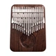 Luru Thumb Piano Kalimba, 34-клавішне двошарове пальчикове піаніно з натурального дерева, чорний горіх, 34-клавішне пальчикове піаніно - зображення 9
