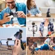 Стабилизатор Ulanzi CG-02 с подсветкой и Bluetooth-пультом для селфи - изображение 12