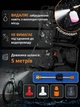 Мийка високого тиску акумуляторна для авто, бездротова ручна мийка з 2 акумуляторами, шлангом 5 м і насадками в кейсі, портативна міні-мийка для машини, вікон, килимів, садового інвентарю, дачі, AM-789 - зображення 2