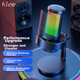 Микрофон FIFINE для прямых трансляций, караоке, записи, озвучивания, игр, ноутбуков и настольных компьютеров, записи видео для TikTok, коротких видеороликов, онлайн-уроков, конденсаторный проводной USB-микрофон A8 с шумоподавлением - изображение 4