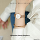 Браслет DanielWellington DW для жінок, класичний великий браслет із рожевого золота у стилі пари DW001, подарунок на день народження для дівчаток - зображення 5