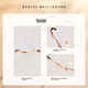 Браслет DanielWellington DW для жінок, класичний великий браслет із рожевого золота у стилі пари DW001, подарунок на день народження для дівчаток - зображення 11