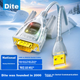 Кабель DTECH IOT5080 USB - RS232 DB9 з індикатором, 2 м - зображення 4