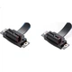 Райзер ZHENWEI PCI-E x1 3.0, угловой 90 градусов вниз, 30 см (ZW-PCIE18) - изображение 3
