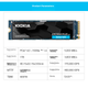 SSD диск KIOXIA EXCERIA PLUS G3 1TB M.2 2280 NVMe PCIe 4.0 x4 TLC (LSD10Z001TC8) - зображення 6