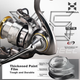Катушка спиннинговая HISTAR X6 X6-1000S металлическая прочная - изображение 5