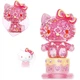 Місячне сяйво Товариства Sanrio Hello Kitty Квітковий кластер Нічник Великий Будівельний Блок Іграшка Модний Подарунок на День народження Дівчинки - зображення 2