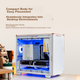 Корпус Enermax Mini Air 220 mATX со стеклом и поддержкой СЖО 240 мм, белый - изображение 4