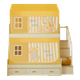 Затемняющая штора Cottonfaith Home для двухъярусной кровати, защитный забор от комаров для детей и младенцев, каркас для трехдверной верхней койки, 0,9 метра. - изображение 4