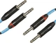 Kabel SSQ JSJS3 PRO 2 x jack stereo 6.3 mm - 2 x jack stereo 6.3 mm NEUTRIK 3 m  Black (5904161822165) - obraz 2