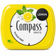 Освіжаючі драже без цукру Compass Лимон (Vegan), німецькі льодяники, 14 г - зображення 1