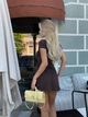 Костюм женский прогулочный футболка+юбка-шорты коричневого цвета 39031 One Size - изображение 6