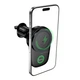 Автотримач Hoco HW36 Electric Rotating 4.5-7.0 inch Magnetic Ring Wireless 15W - зображення 3