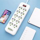 Удлинитель-переноска D10 10×220В+ 4×USB+ 1×Type-C 2500W 5 метров - изображение 2