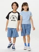 Подростковые джинсовые шорты для девочки Uniqlo 191225486 152 см Синие (1161017521) - изображение 6