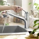 Hansgrohe Zesis M33 150 2jet Смеситель для кухни, хром (74800000) - изображение 3