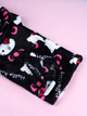 Штаны плюшевые пижамные черного цвета Hello Kitty , теплые домашние штаны Хэллоу Китти, S-M - изображение 8