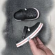 Кроксы сабо детские для мальчика Luck Line черные с джибитсой 28р (17 см) 5108-3 - изображение 3
