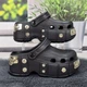 Кроксы женские YZY черные на массивной платформе 37/38р (23,5 см) 8563 - изображение 2