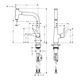 Hansgrohe Talis Select M51 220 1Jet Смеситель для кухни, хром (72822000) - изображение 5